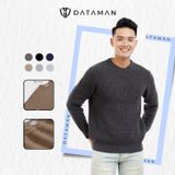 Áo len nam cổ tròn DATAMAN kiểu dáng basic, chất len dày dặn, mềm mại - DT50