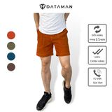 Quần Short Đùi Nhung Tăm Nam Nữ DATAMAN form unisex, chất liệu mát mẻ, may chỉ nổi trẻ trung - QS22-01
