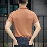 Áo polo ngắn tay nam DATAMAN, chất liệu cotton đũa co giãn thoáng mát - TPL22-01