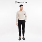 Áo Polo nam dài tay DATAMAN dệt kim, phong cách Hàn Quốc vải cotton chải kĩ mềm mịn, không bai xù, bo tay bo gấu - DT28