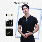 Áo Polo Nam DATAMAN cổ bẻ thêu nẹp, vải cá sấu CVC cao cấp, nam tính, trẻ trung, thanh lịch - PLV2305