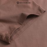 Áo thun nam tay ngắn Basic DATAMAN cổ tròn, 100% cotton co giãn 4 chiều, thoáng mát, in logo ngực - TCT22-02