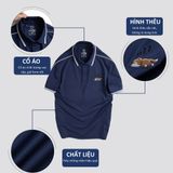 Áo Polo Nam DATAMAN cổ bẻ MIO vải cá sấu chống nhăn chuẩn form, sang trọng, thanh lịch - PLV2303