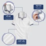 Áo Polo nam DATAMAN ngắn tay, cổ chữ V, vải cá sấu thoáng mát - PLV2307