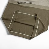 Áo thun len dệt kim DATAMAN ngắn tay, kẻ ngang Gradient - LCT24-02