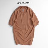 Áo phông cổ tròn cộc tay nam DATAMAN, chất liệu cotton đũa co giãn thoáng mát - ATCT22-01