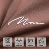 Áo thun nam tay ngắn Basic DATAMAN cổ tròn, 100% cotton co giãn 4 chiều, thoáng mát, in logo ngực - TCT22-02