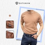 Áo phông cổ tròn cộc tay nam DATAMAN, chất liệu cotton đũa co giãn thoáng mát - ATCT22-01