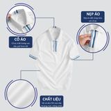 Áo Polo Nam DATAMAN trơn cổ bẻ, nẹp dệt, vải cá sấu CVC cao cấp, form slimfit - PLV2308