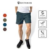 Quần Short Đùi Nhung Tăm Nam Nữ DATAMAN form unisex, chất liệu mát mẻ, may chỉ nổi trẻ trung - QS22-01