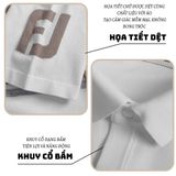 Áo POLO nam dệt kim cao cấp DATAMAN cổ bẻ khuy bấm, chất liệu mềm mại, họa tiết FJ tay áo - ALPL2307