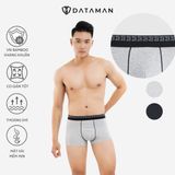Quần sịp đùi nam BOXER cao cấp, cạp logo DATAMAN, vải bamboo ngăn mùi, ngăn vi khuẩn, co giãn 4 chiều - BXDT03