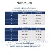 Quần sịp đùi nam BOXER cao cấp, cạp logo DATAMAN, vải bamboo ngăn mùi, ngăn vi khuẩn, co giãn 4 chiều - BXDT03