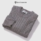 Áo len nam cổ tròn chất liệu len lông cừu cao cấp dày dặn mềm mại DATAMAN - DT20