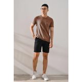 Áo thun nam tay ngắn Basic DATAMAN cổ tròn, 100% cotton co giãn 4 chiều, thoáng mát, in logo ngực - TCT22-02