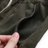 Quần Short Đùi Nhung Tăm Nam Nữ DATAMAN form unisex, chất liệu mát mẻ, may chỉ nổi trẻ trung - QS22-01