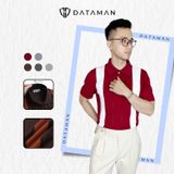 Áo POLO nam ngắn tay dệt kim DATAMAN, kẻ sọc 2 bên, chất mongtoghi không bai xù, kiểu dáng Hàn Quốc - PLDT22-05