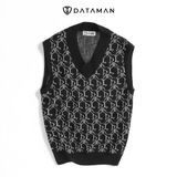 Áo GILE len nam họa tiết MONOGRAM logo trẻ trung, form rộng, dáng Unisex DATAMAN - GILEDT22-08