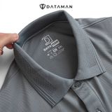 Áo Polo Nam DATAMAN basic tay ngắn vải cá sấu trơn chất thoáng khí thoải mái - PLV2301