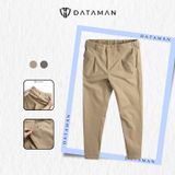 Quần kaki nam DATAMAN dài dáng basic, trẻ trung, bên màu, không bai xù - QKD2405