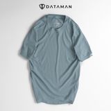 Áo thun tay ngắn cổ tròn nam DATAMAN, chất liệu cotton đũa co giãn 4 chiều, thoáng mát, tay raglan trẻ trung - ATCT22-01