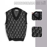 Áo GILE len nam họa tiết MONOGRAM logo trẻ trung, form rộng, dáng Unisex DATAMAN - GILEDT22-08
