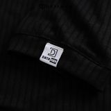 Áo thun cotton cổ tròn nam DATAMAN, chất liệu cotton đũa co giãn, thấm hút mồ hôi, tay raglan trẻ trung - ATCT22-01-Đen