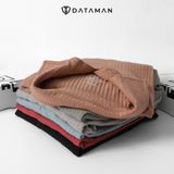 Áo cotton POLO nam DATAMAN, cổ chữ V trẻ trung, chất liệu cotton đũa co giãn 4 chiều, thoáng mát - ATPL22-01