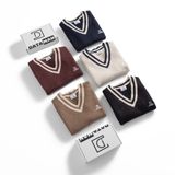 Áo gile len nam DATAMAN cao cấp, unisex, thêu logo ở ngực, chất len mohair cào xù, style Hàn Quốc - DT22-30