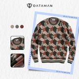 Áo len Sweater Unisex cổ tròn dài tay cube Monogram - DT22-32