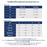 Áo POLO nam monogram cổ bẻ dài tay dệt kim DATAMAN chất liệu visco mềm mại - DT22-29
