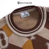 Áo len Sweater Unisex cổ tròn dài tay cube Monogram - DT22-32