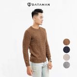 Áo len nam cổ tròn chất liệu len lông cừu cao cấp dày dặn mềm mại DATAMAN - DT20