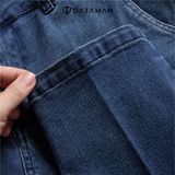 Quần Jeans nam DATAMAN dáng basic, trẻ trung, co giãn tốt, không bai xù, bền màu - QJD2406