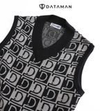 Áo GILE len nam họa tiết MONOGRAM logo trẻ trung, form rộng, dáng Unisex DATAMAN - GILEDT22-08