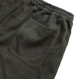 Quần Short Đùi Nhung Tăm Nam Nữ DATAMAN form unisex, chất liệu mát mẻ, may chỉ nổi trẻ trung - QS22-01