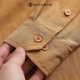 Áo sơ mi đũi nam dài tay dáng rộng chất liệu đũi xước mềm nhẹ DATAMAN - SMDT22-02