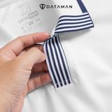 Áo Polo nam DATAMAN ngắn tay, cổ chữ V, vải cá sấu thoáng mát - PLV2307