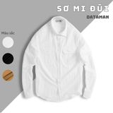 Áo sơ mi đũi nam dài tay dáng rộng chất liệu đũi xước mềm nhẹ DATAMAN - SMDT22-02