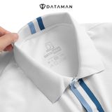 Áo Polo Nam DATAMAN trơn cổ bẻ, nẹp dệt, vải cá sấu CVC cao cấp, form slimfit - PLV2308