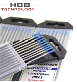 Kim hàn TIG WL20 (đầu màu Xanh) - Vỉ 10 que