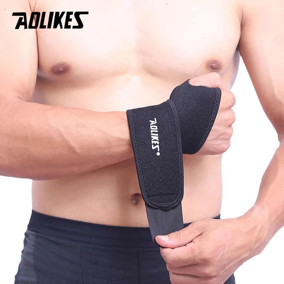 Băng quấn cổ tay AOLIKES, Đai quấn bảo vệ cổ tay hỗ trợ nẹp xương ống khớp cổ tay thể thao.