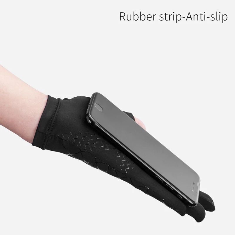 Găng tay thể thao Rockbros hở ngón thoáng khí thoải mái khi thể thao chạy bộ, đạp xe, leo núi...