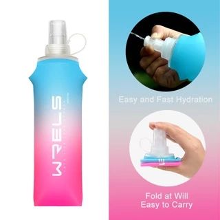 Bình nước mềm chất liệu TPU cao cấp dành cho chạy bộ, đạp xe, thể thao ngoài trời.