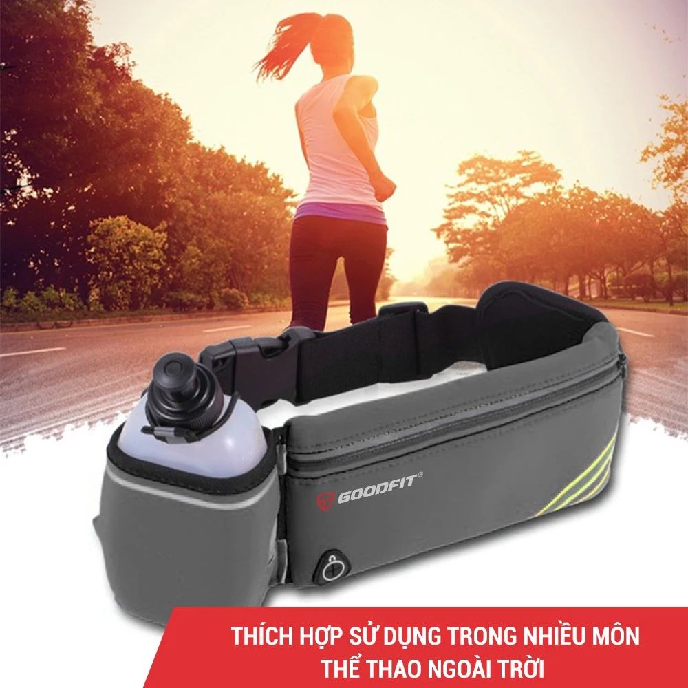 Bình nước nhựa cứng thể thao, bình nước chạy bộ 250ml GoodFit