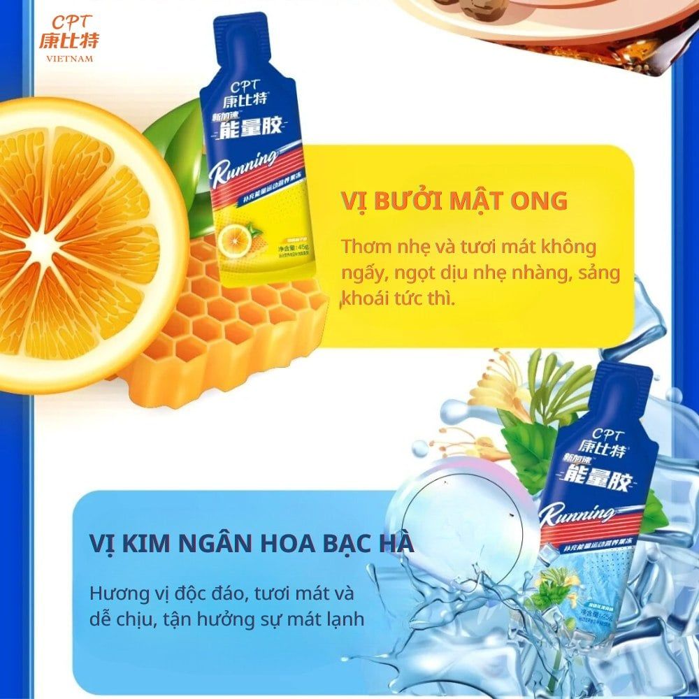 Gel Năng lượng CPT Running - Gel Đẳng Trương