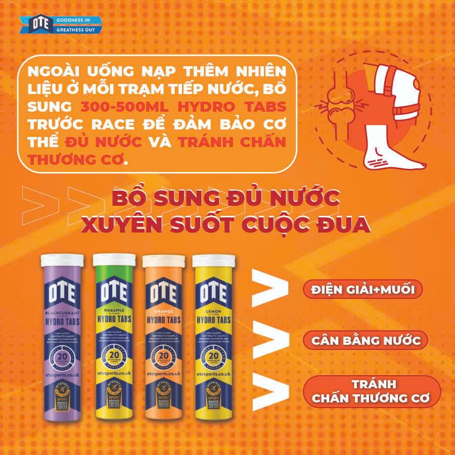 Viên sủi điện giải OTE Hydro Tabs ( 20 viên)