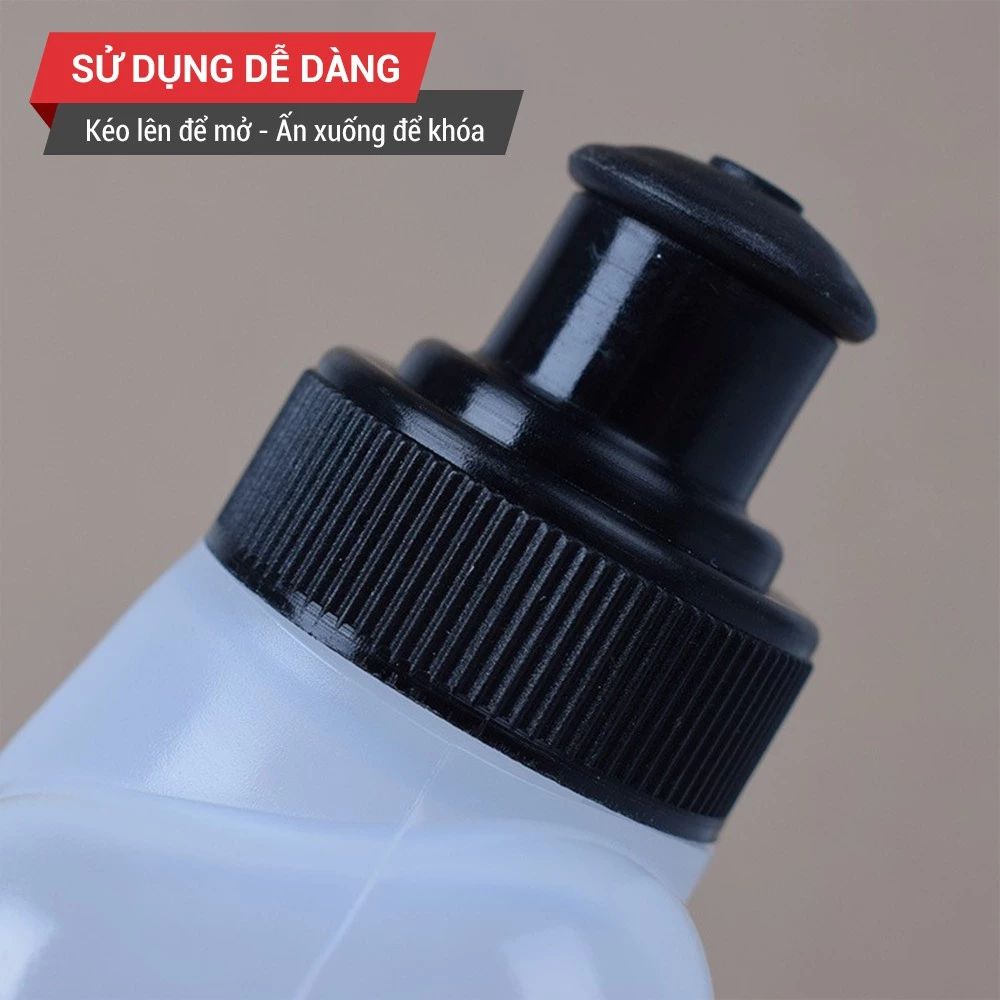 Bình nước nhựa cứng thể thao, bình nước chạy bộ 250ml GoodFit