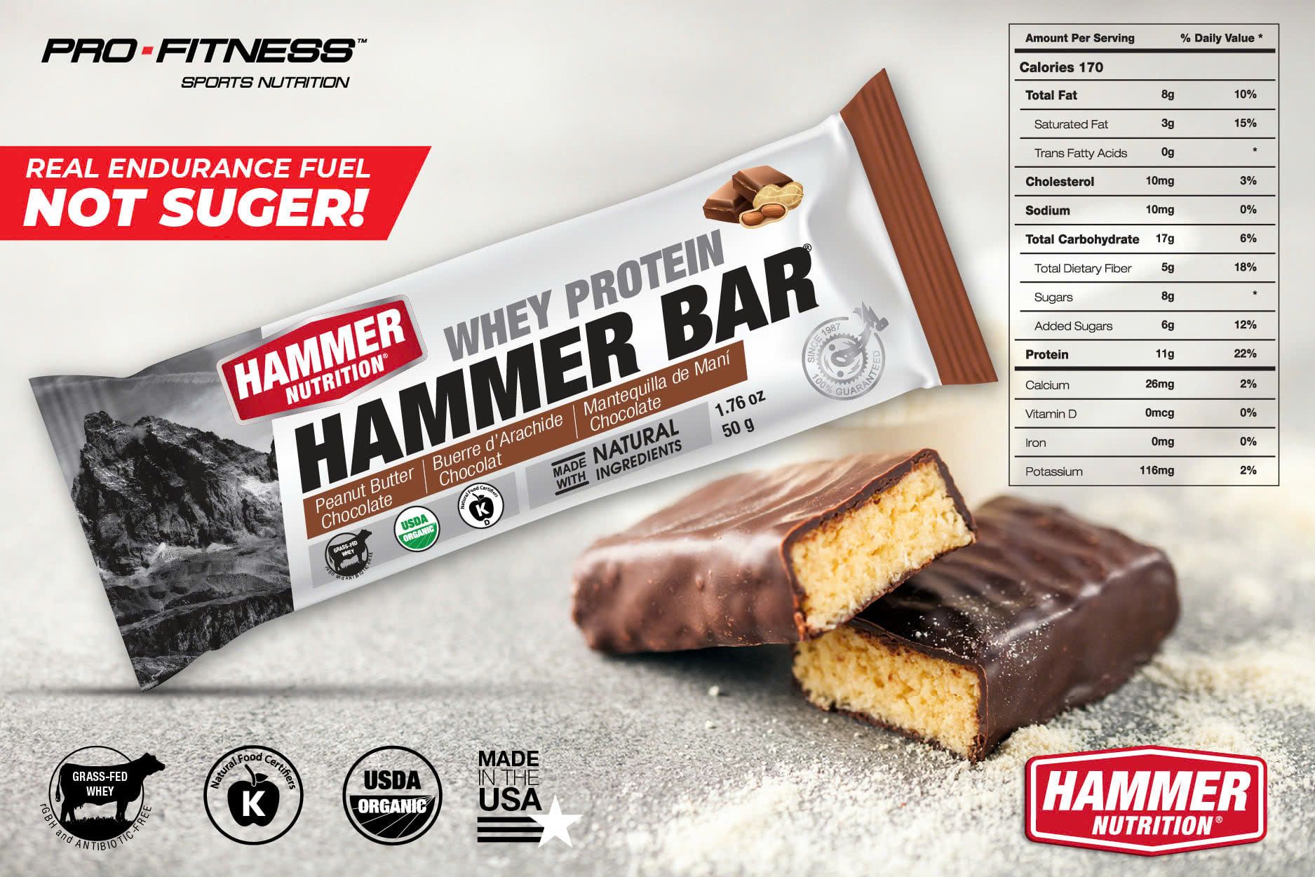 Thanh Năng Lượng Raw Energy Hammer Bar - Bổ sung năng lượng và dinh dưỡng khi luyện tập, thi đấu