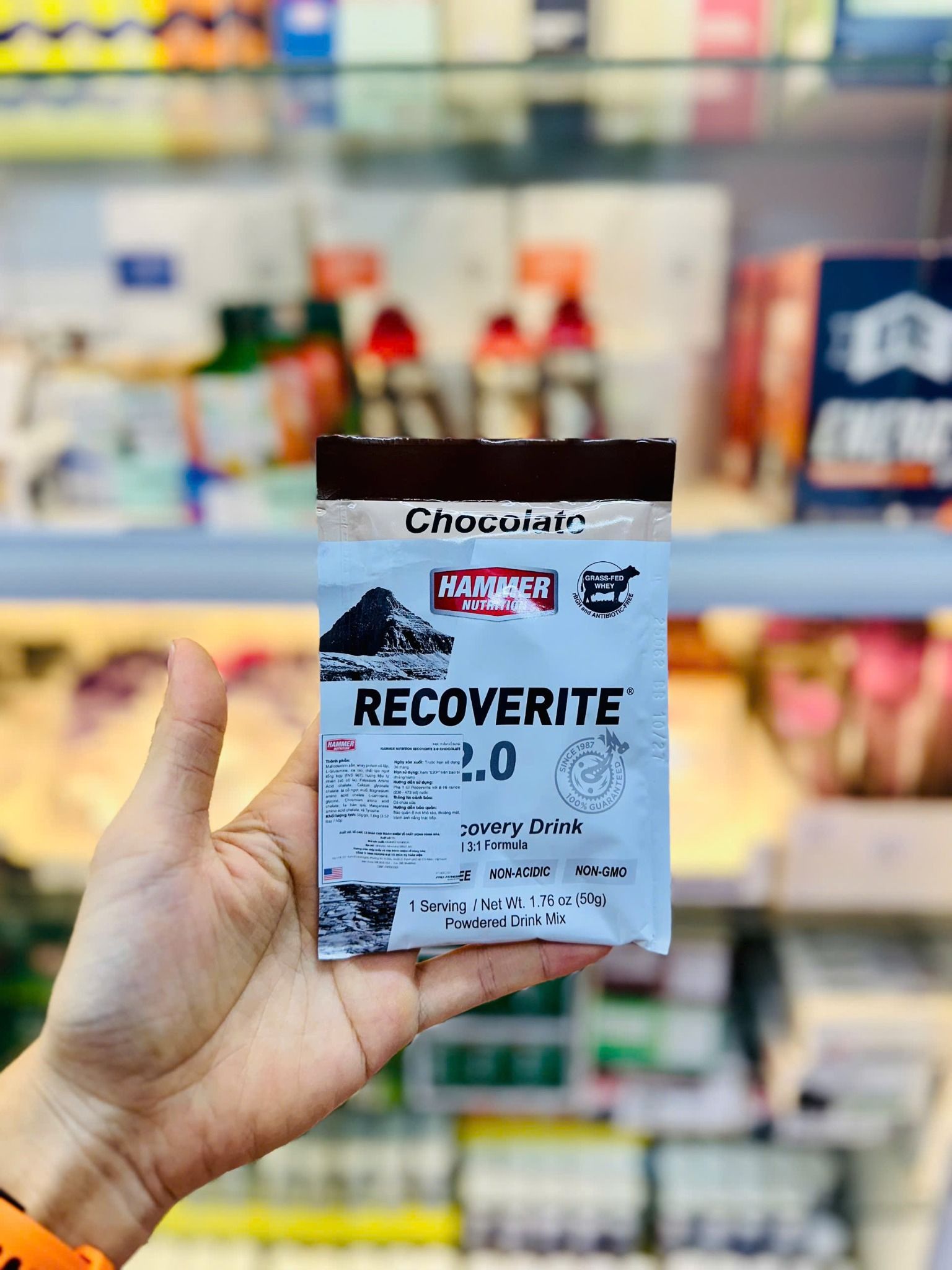 Bột phục hồi dạng gói Hammer Recoverite - Nhanh chóng phục hồi cơ bắp sau tập luyện